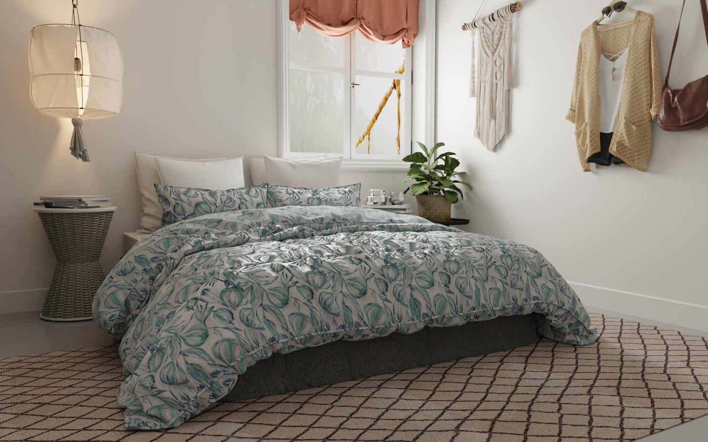 Comforter Set with Pillow Shams, Double/Queen, 3 Pieces