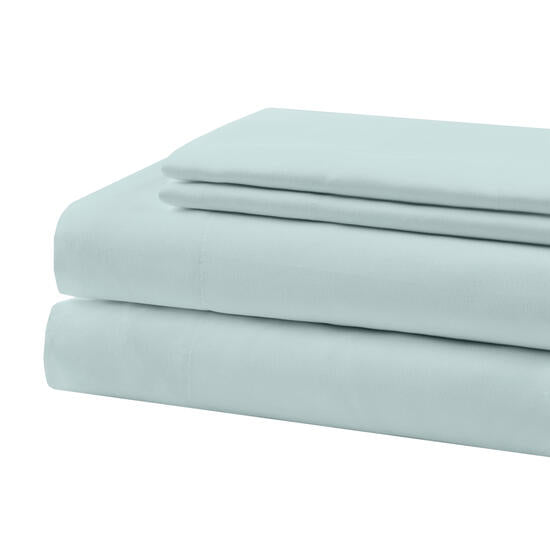 Soft and Durable Sheet Set, Twin, Whispering Blue, 3 Pieces